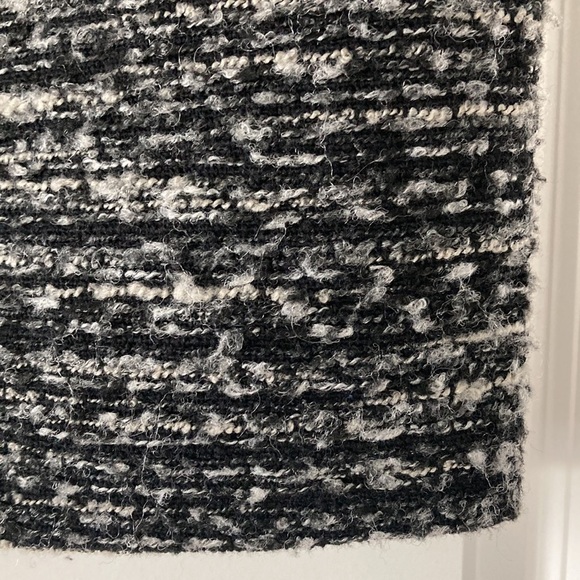 Ann Taylor 6 skirt black gray lined - Picture 11 of 15